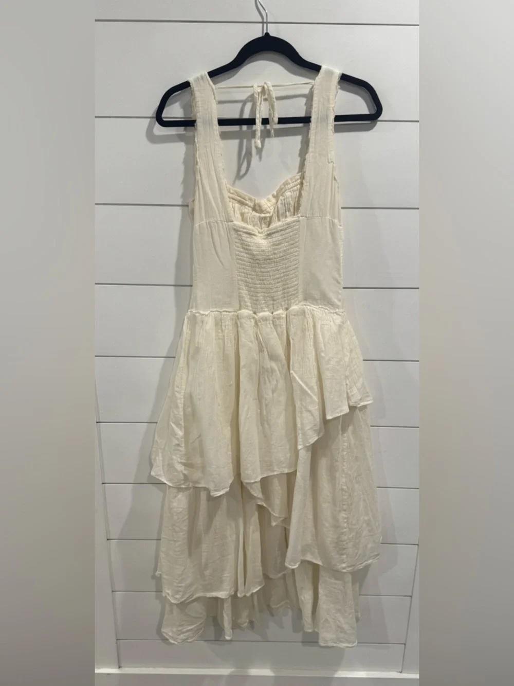 Free People off white ivory in my dreams midi dress